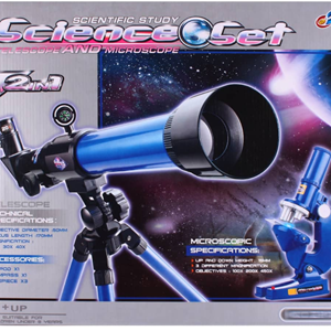 مجموعه علمی تلسکوپ و میکروسکوپ science set telescope and microscope -اسباب بازی